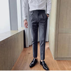 Pantalon Homme Slim Fit en Tissu Stretch | Confort Optimal pour le Bureau 13