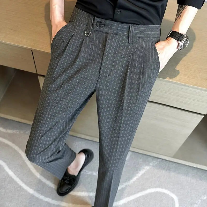 Pantalon Tailleur Femme Chic en Polyester avec Coupe Impeccable | Élégance et Confort au Travail 8