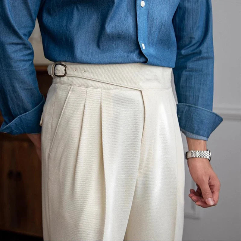 Pantalon Tailleur Homme | Polyester Premium Slim Fit avec Finition Impeccable | Élégance pour Occasions Formelles 6