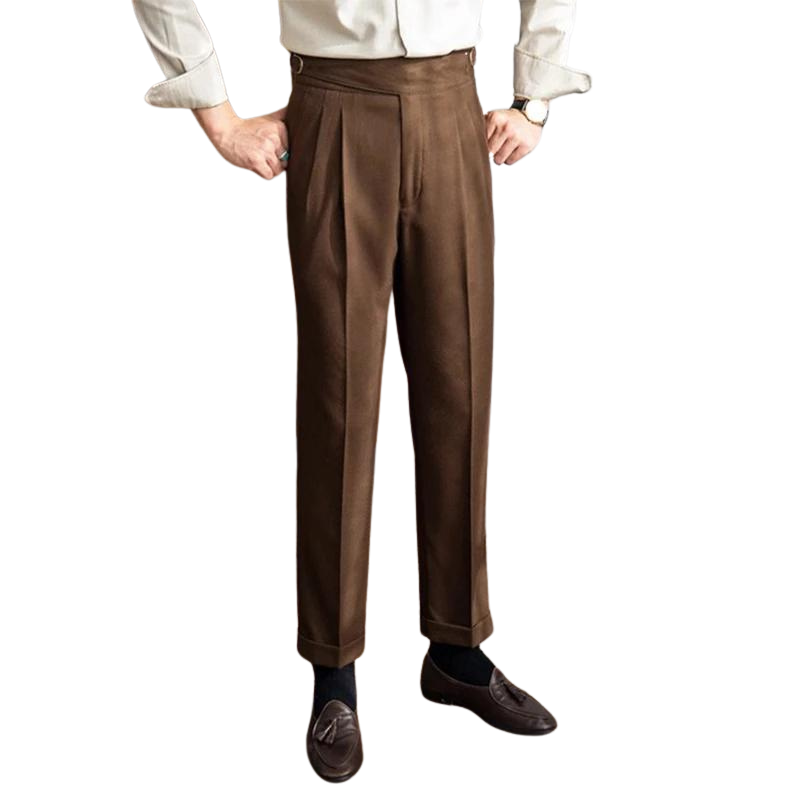 Pantalon Tailleur Homme | Polyester Premium Slim Fit avec Finition Impeccable | Élégance pour Occasions Formelles 7