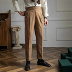 Pantalon Tailleur Homme | Polyester Premium Slim Fit avec Finition Impeccable | Élégance pour Occasions Formelles 8