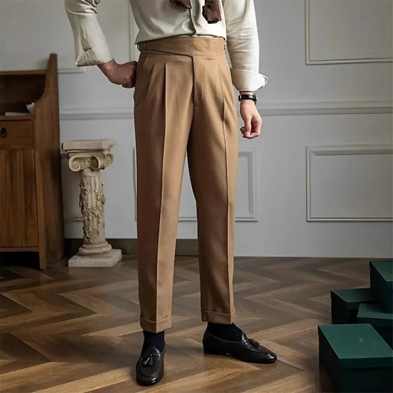 Pantalon Tailleur Homme | Polyester Premium Slim Fit avec Finition Impeccable | Élégance pour Occasions Formelles 8