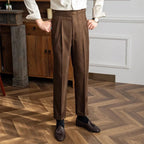 Pantalon Tailleur Homme | Polyester Premium Slim Fit avec Finition Impeccable | Élégance pour Occasions Formelles 9