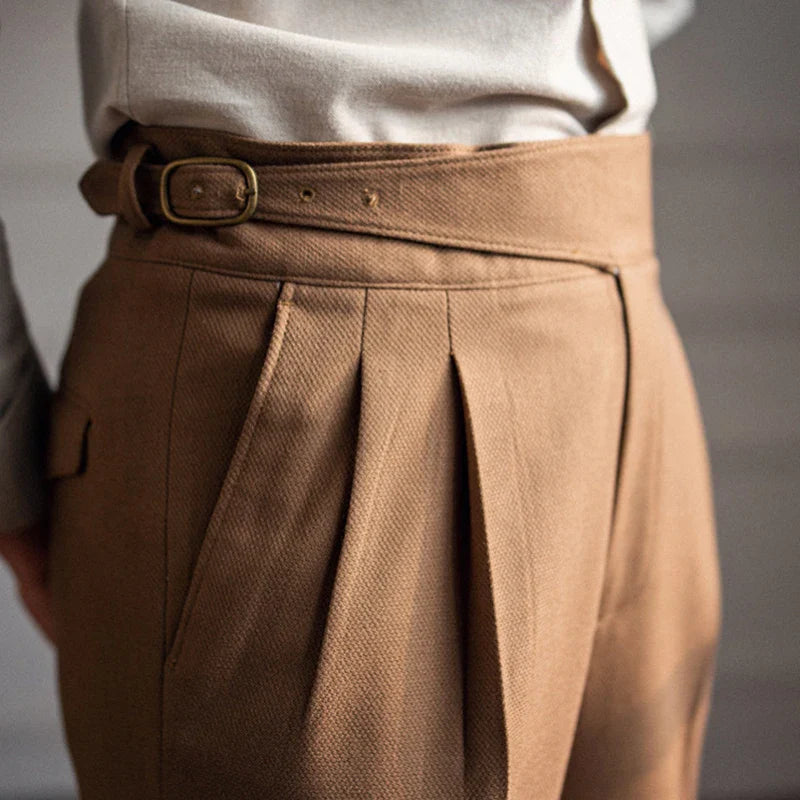 Pantalon Tailleur Homme | Polyester Premium Slim Fit avec Finition Impeccable | Élégance pour Occasions Formelles 10