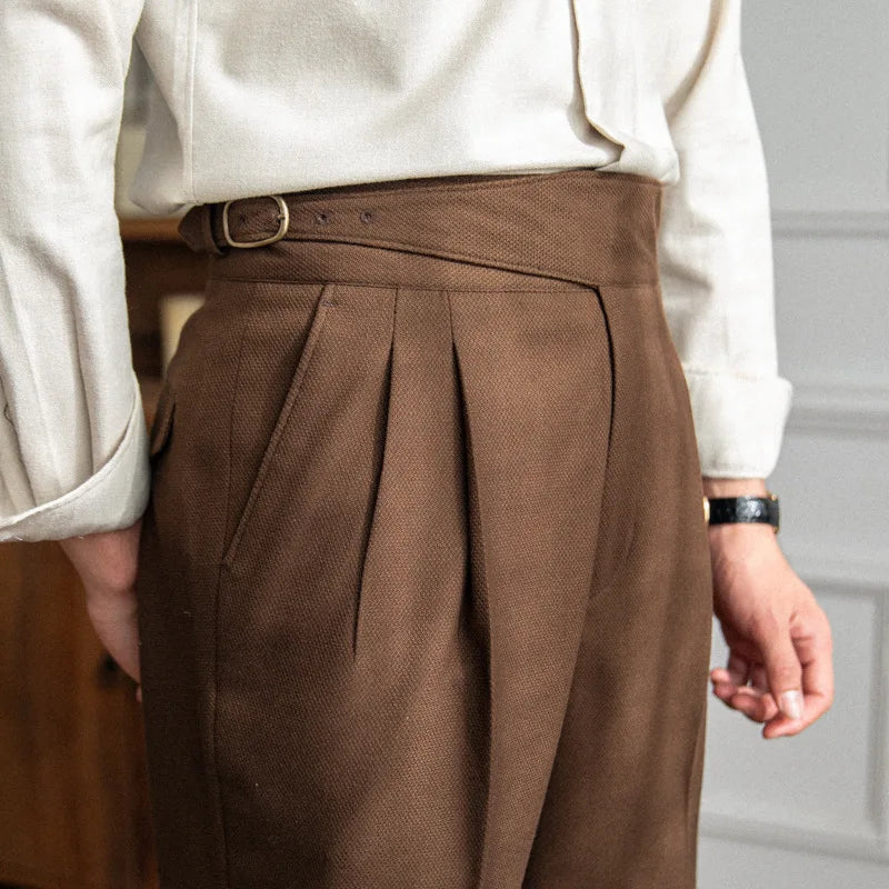 Pantalon Tailleur Homme | Polyester Premium Slim Fit avec Finition Impeccable | Élégance pour Occasions Formelles 11