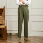 Toscana | Pantalon Slim en Coton et Lin avec Taille Haute | Élégance et Confort au Quotidien 6