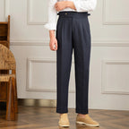 Toscana | Pantalon Slim en Coton et Lin avec Taille Haute | Élégance et Confort au Quotidien 9