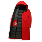 Parka Longue Matelassée avec Capuche pour Hommes | Isolation Efficace pour Hiver 9