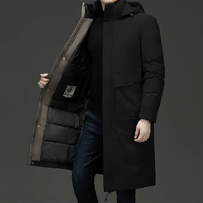 Parka Longue Matelassée avec Capuche pour Hommes | Isolation Efficace pour Hiver 11