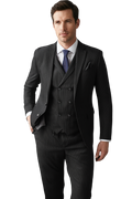 Élégance Classique | Costume Trois Pièces avec Coupe Ajustée | Charme Britannique pour Occasions Formelles 1