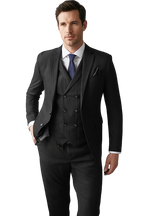 Élégance Classique | Costume Trois Pièces avec Coupe Ajustée | Charme Britannique pour Occasions Formelles 1