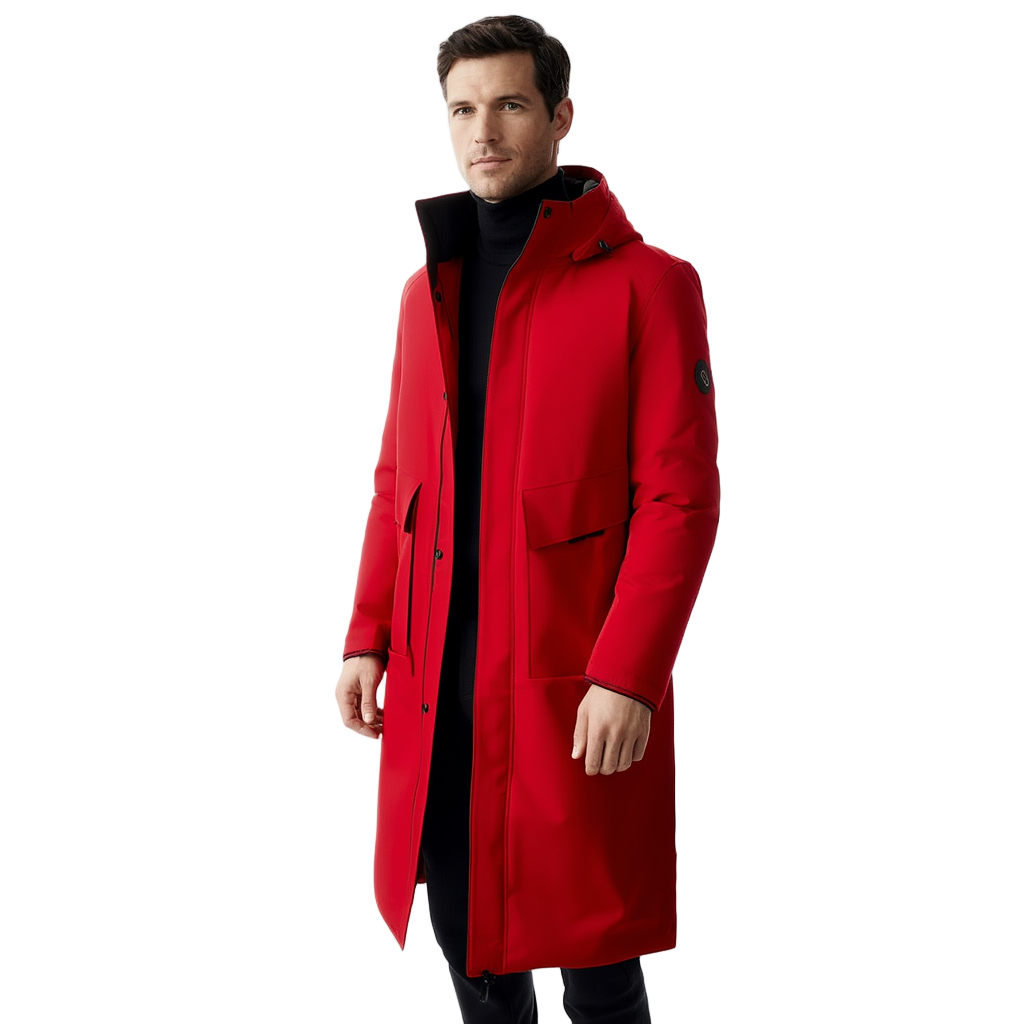 Parka Longue Matelassée avec Capuche pour Hommes | Isolation Efficace pour Hiver 1