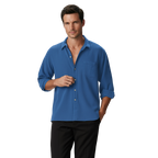 Harmonie Urbaine | Chemise Homme à Manches Longues avec Col Classique | Élégance Décontractée pour Toutes Occasions 13
