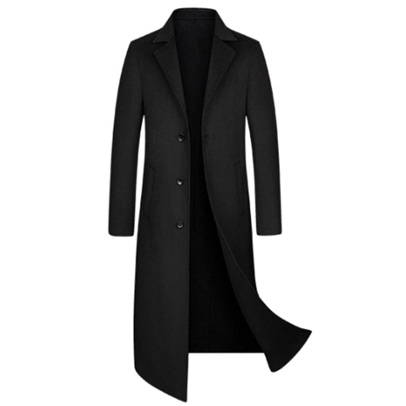 Manteau Long Femme Noir avec Élégance Classique | Style Sophistiqué pour Toutes Occasions 7