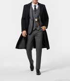 Manteau Long Femme Noir avec Élégance Classique | Style Sophistiqué pour Toutes Occasions 11