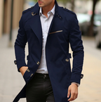 Éclipse | Manteau Trench Long pour Homme avec Ceinture Ajustable | Élégance et Confort pour le Printemps 13