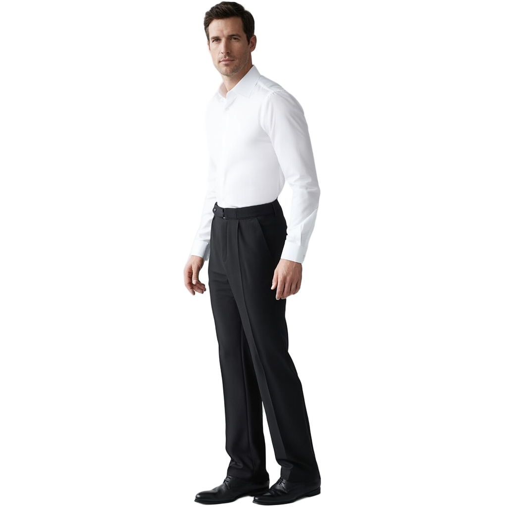 Pantalon Homme Slim Ajustable avec Taille Haute | Élégant et Confortable pour Toutes Occasions 16