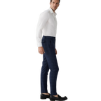 Pantalon Habillé à Carreaux Slim Fit en Polyester Viscose | Élégance et Confort Quotidien 14
