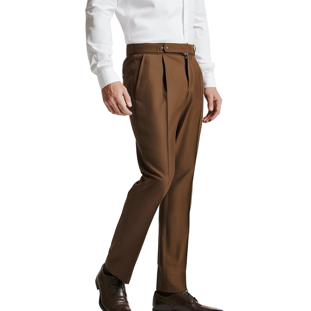 Pantalon Homme Slim Ajustable avec Taille Haute | Élégant et Confortable pour Toutes Occasions 17