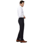 Pantalon Homme Tailleur à Carreaux avec Coupe Ajustée | Élégance Polyvalente pour Professionnels 5