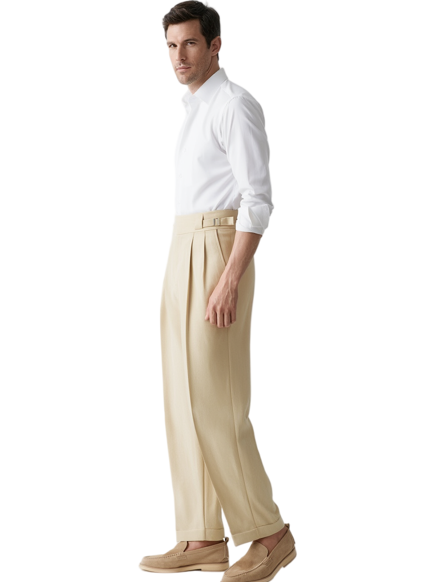 Toscana | Pantalon Slim en Coton et Lin avec Taille Haute | Élégance et Confort au Quotidien 16