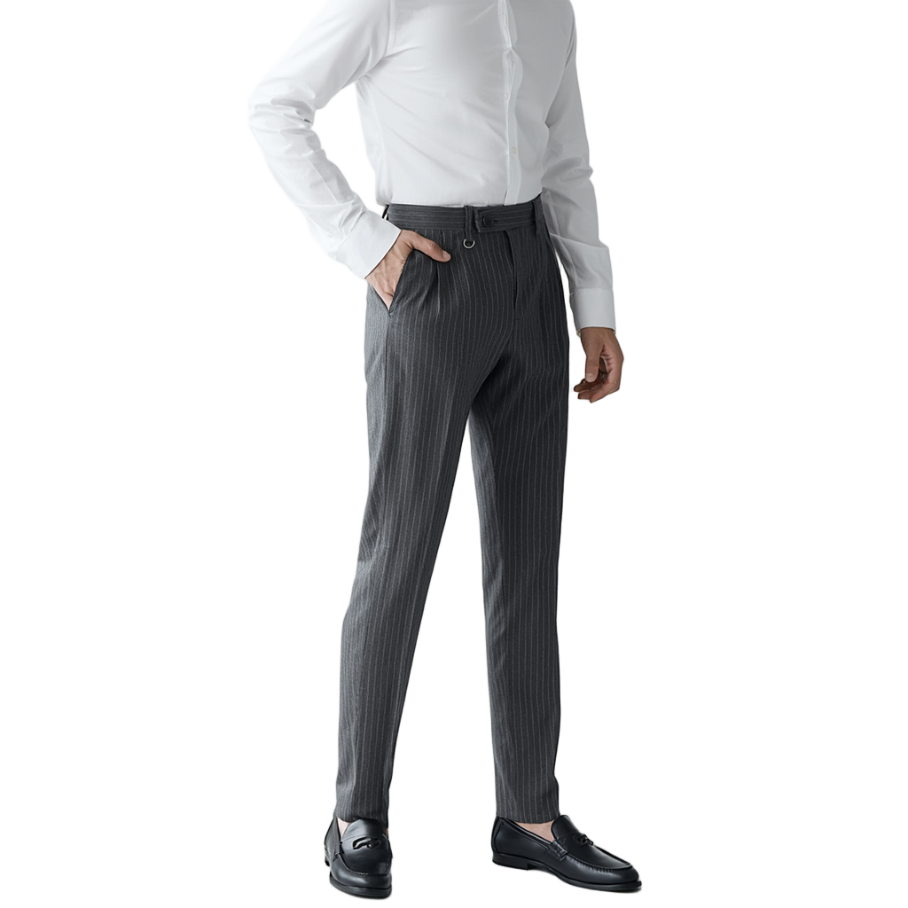Pantalon Tailleur Femme Chic en Polyester avec Coupe Impeccable | Élégance et Confort au Travail 1
