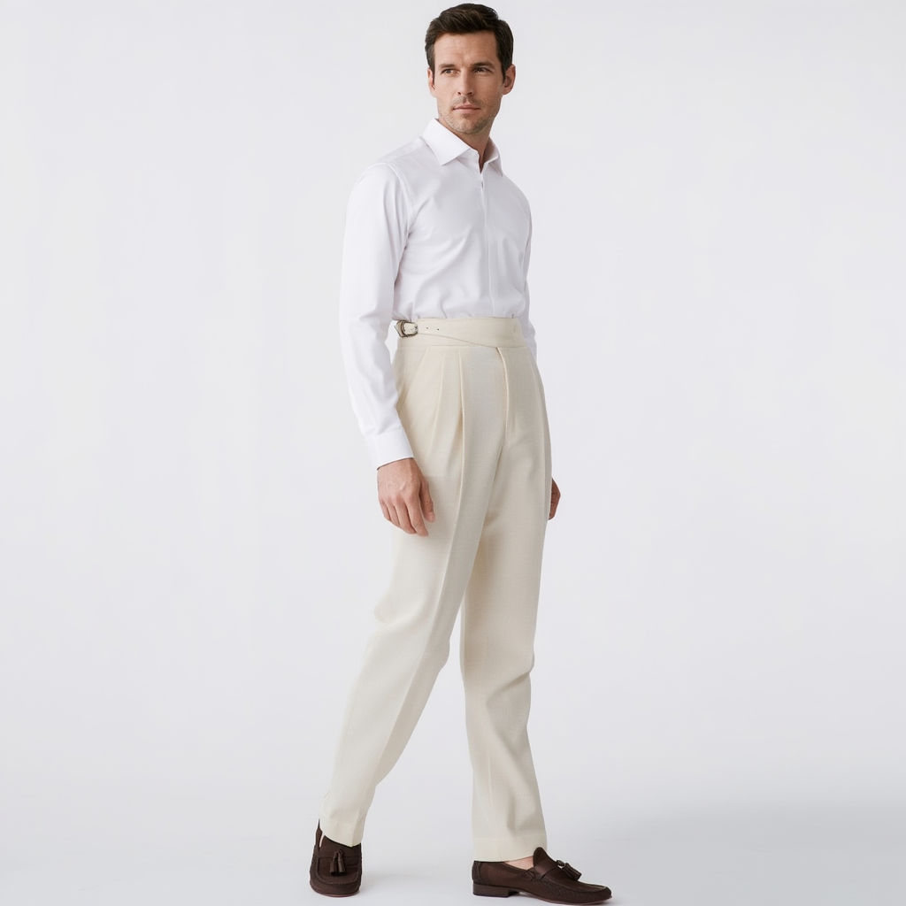 Pantalon Homme Slim en Polyester avec Coupe Moderne | Élégance et Confort au Quotidien 19