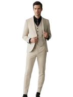 Élégance Urbaine | Costume 3 Pièces Homme Slim Fit en Coton Doux | Style Contemporain pour Confort Optimal 8