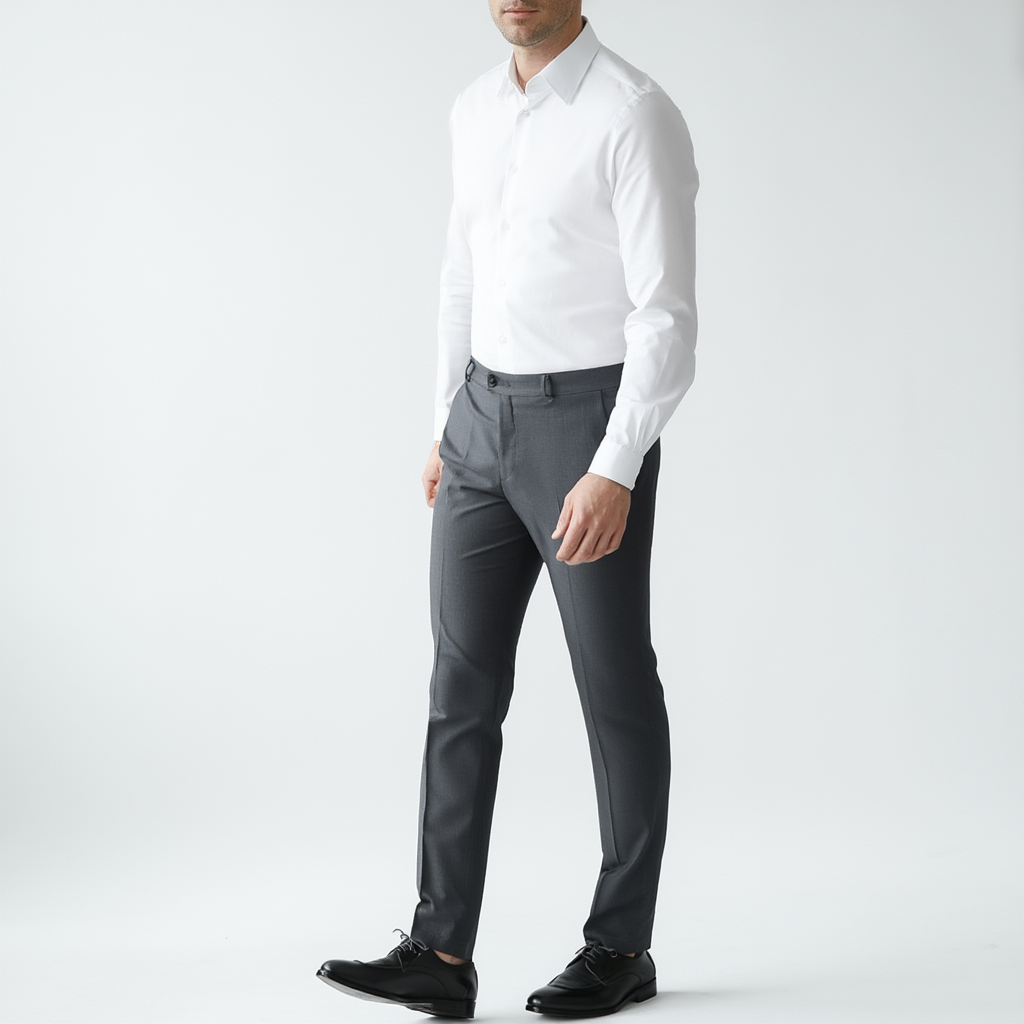 Pantalon Tailleur Homme Élastique avec Tissu Respirant | Confort Optimal pour Élégance au Bureau 8
