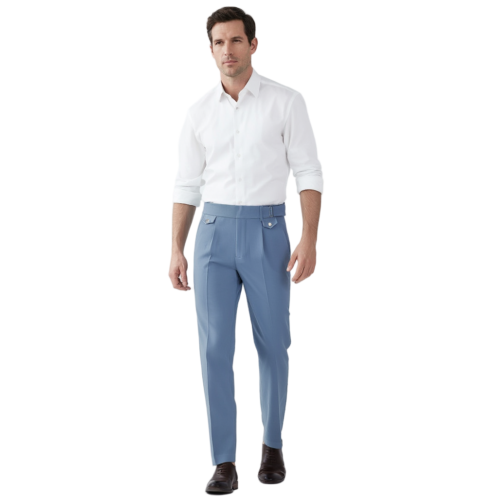 Pantalon Homme Slim Fit en Tissu Stretch | Confort Optimal pour le Bureau 17