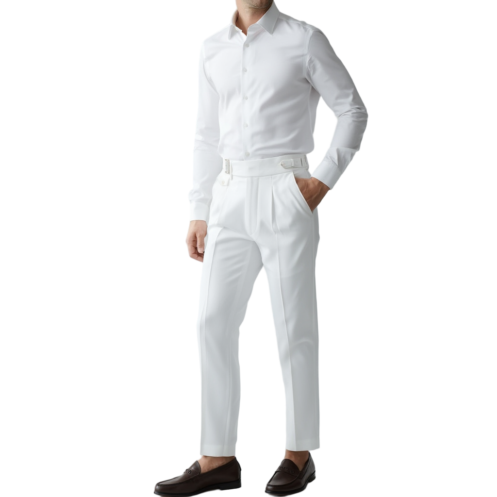 Pantalon Homme Slim Fit en Tissu Stretch | Confort Optimal pour le Bureau 18