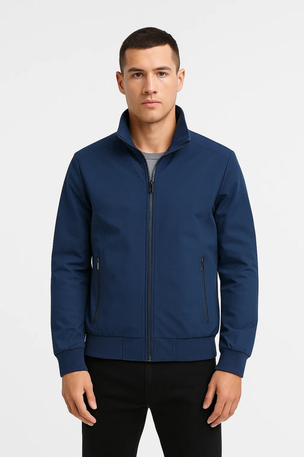 AeroFlex | Veste Légère Zippée pour Mi-Saison avec Col Montant | Style Urbain et Confort 5