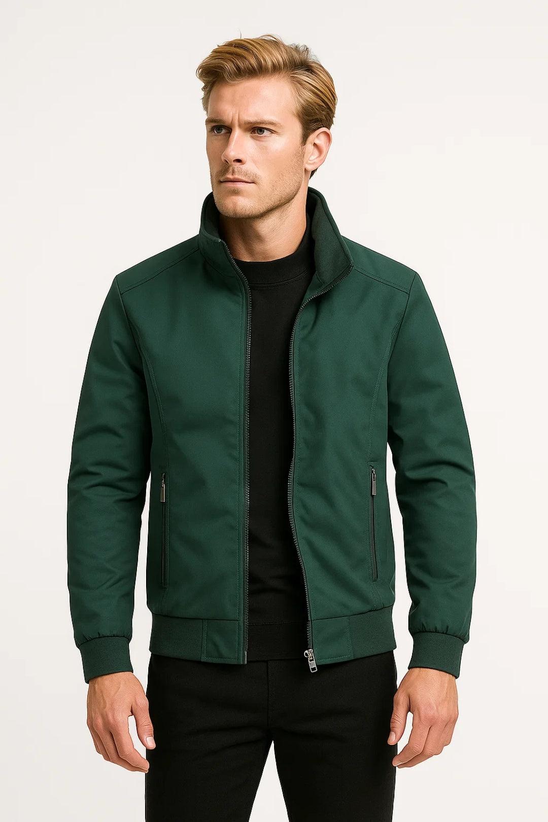 AeroFlex | Veste Légère Zippée pour Mi-Saison avec Col Montant | Style Urbain et Confort 7