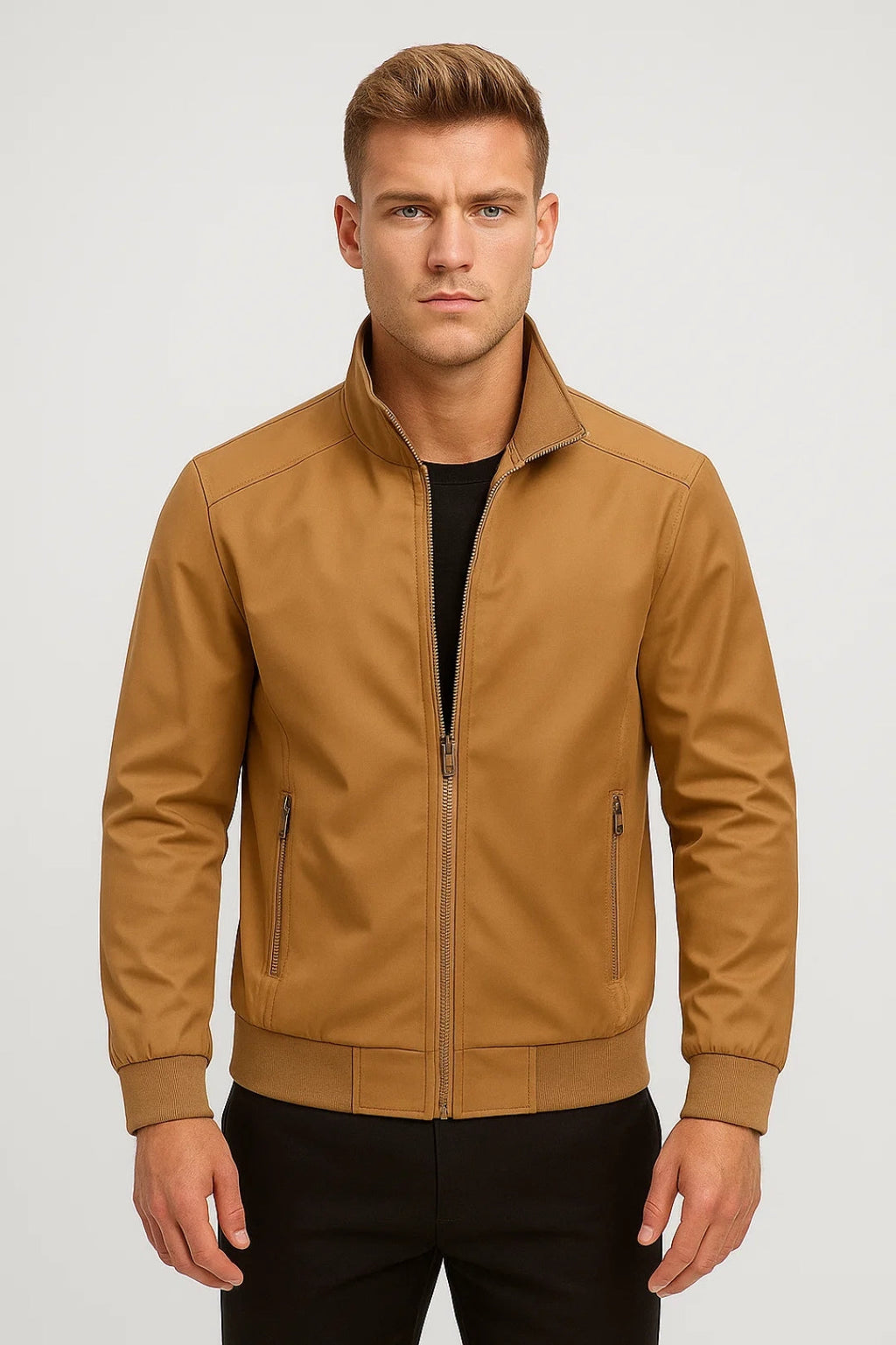 AeroFlex | Veste Légère Zippée pour Mi-Saison avec Col Montant | Style Urbain et Confort 8