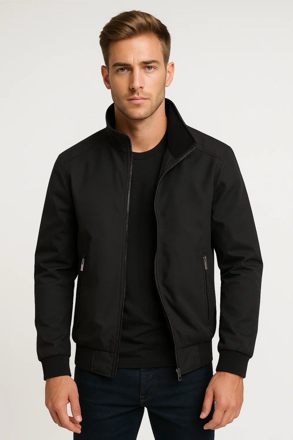 AeroFlex | Veste Légère Zippée pour Mi-Saison avec Col Montant | Style Urbain et Confort 9