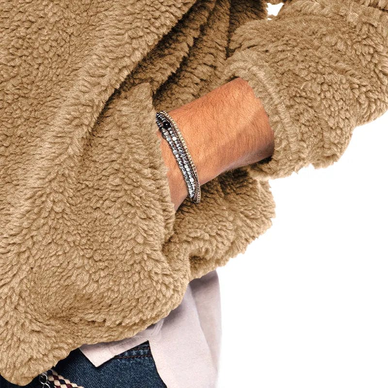 Veste Hiver Femme Oversize avec Capuche et Poche - Confort Optimal pour Hiver Chic 12