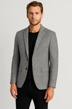 Veste de Costume Moderne pour Homme avec Silhouette Structurée | Élégance et Confort pour Mi-Saison 7