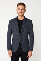 Veste de Costume Moderne pour Homme avec Silhouette Structurée | Élégance et Confort pour Mi-Saison 10