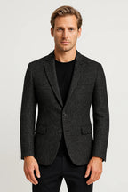 Veste de Costume Moderne pour Homme avec Silhouette Structurée | Élégance et Confort pour Mi-Saison 11