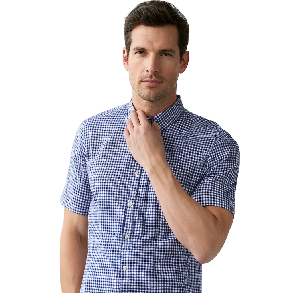 Chemise Carreaux Habillée Oxford Homme | Coton Oxford
