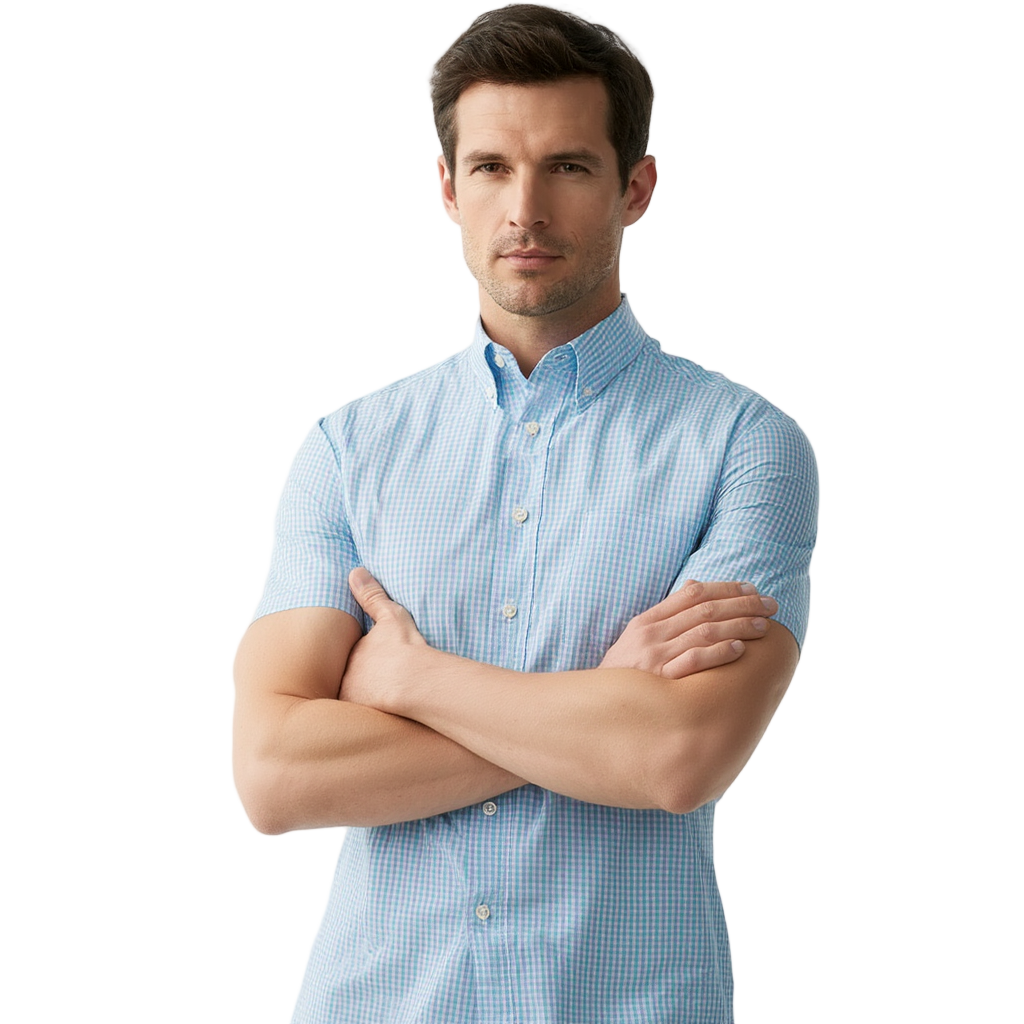 Chemise Carreaux Habillée Oxford Homme | Coton Oxford