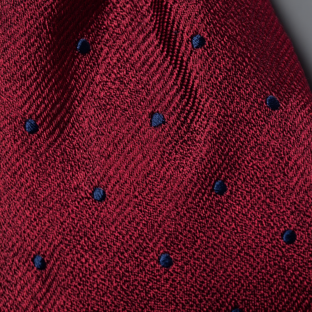Julien | Élégante Cravate en Jacquard de Soie Bordeaux 6