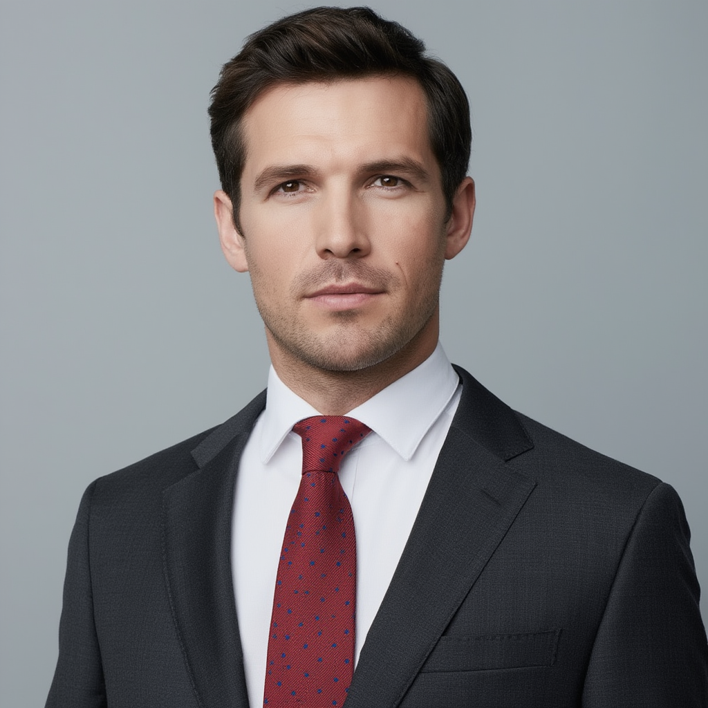 Julien | Élégante Cravate en Jacquard de Soie Bordeaux 2