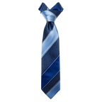 Julien | Élégante Cravate Homme en Soie Jacquard Bleu 1