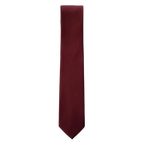 Lucas | Élégante Cravate Homme en Coton Bordeaux 1