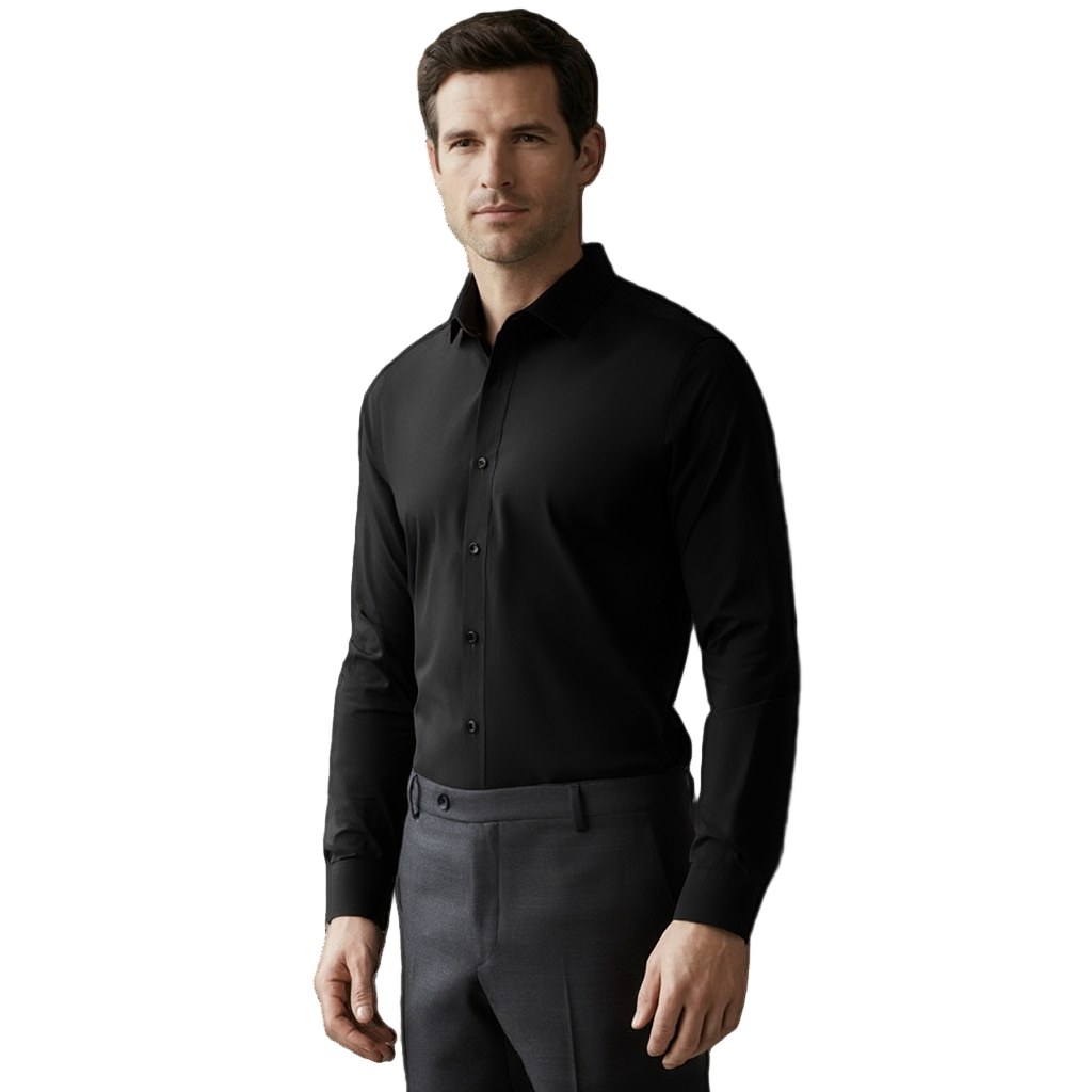 Chemise habille homme | Polyester et fibre de bambou 7