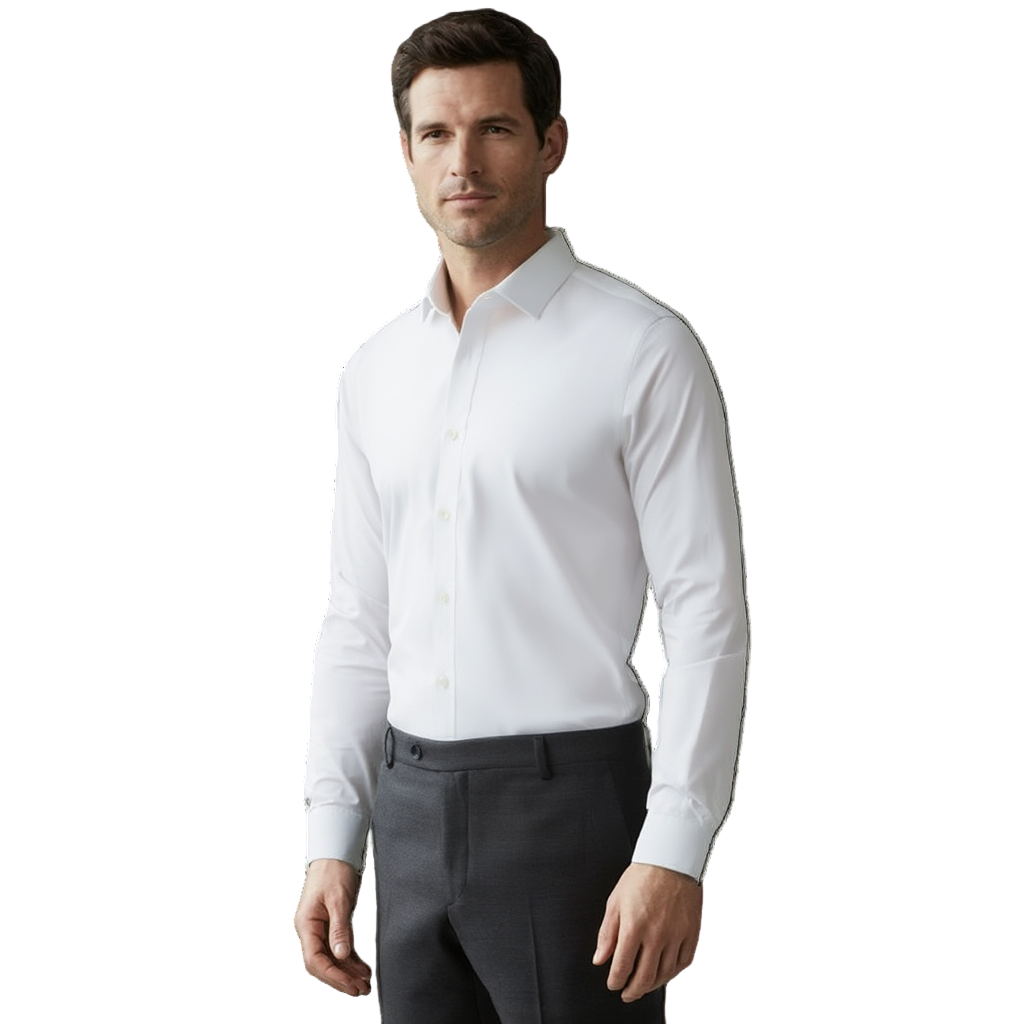 Chemise habille homme | Polyester et fibre de bambou 8