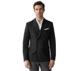 Élégante Veste Croisée pour Homme avec Finition Monochromatique | Style Formel pour Toutes les Occasions 8