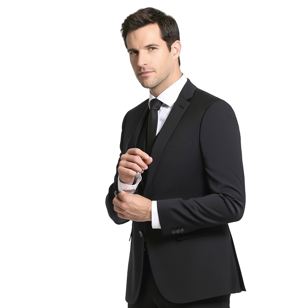 Costume Classique | Veste et Pantalon Moderne avec Coupe Élégante | Idéal pour Occasions Formelles 1