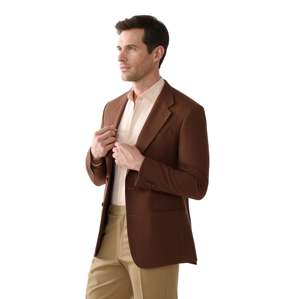 FirenzeLumière | Veste en Lin Slim pour Homme avec Doublure Partielle | Élégance et Confort pour les Événements 7